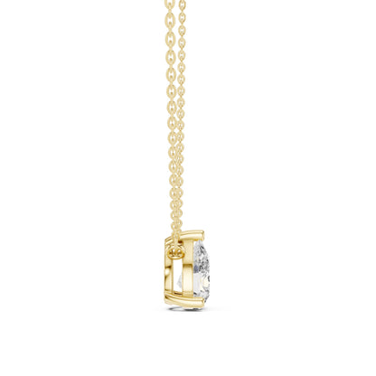 Round Lab Grown Diamond Pendant