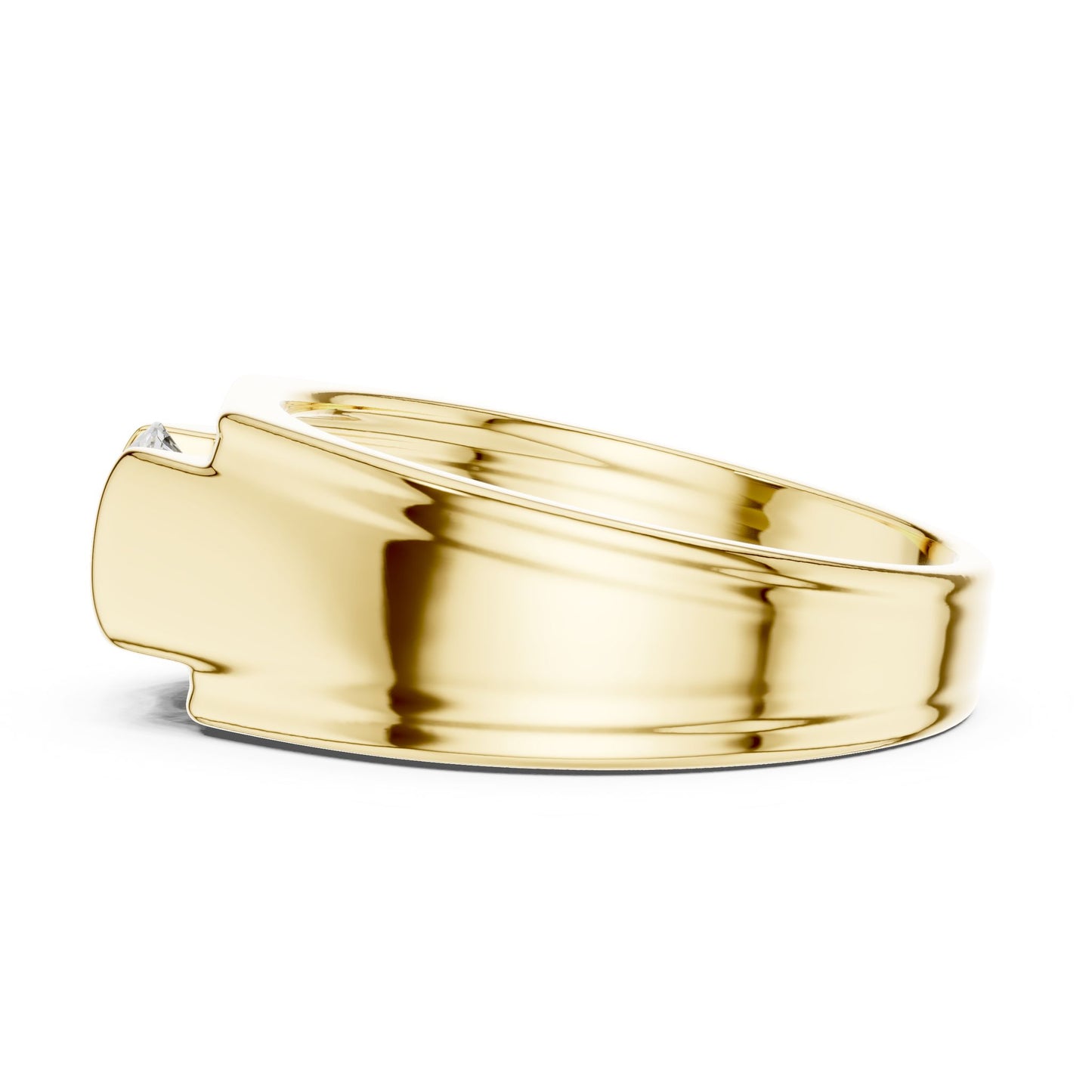 Men's Round Lab Grown Diamond Ring