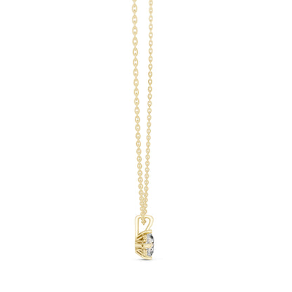 Round Lab Grown Diamond Pendant