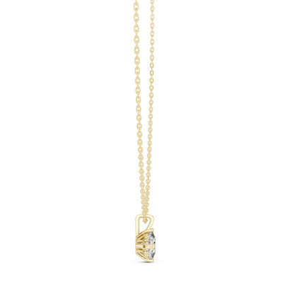 Round Lab Grown Diamond Pendant