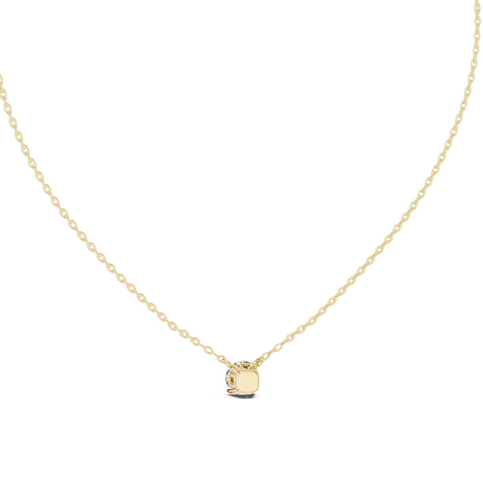 Round Lab Grown Diamond Pendant