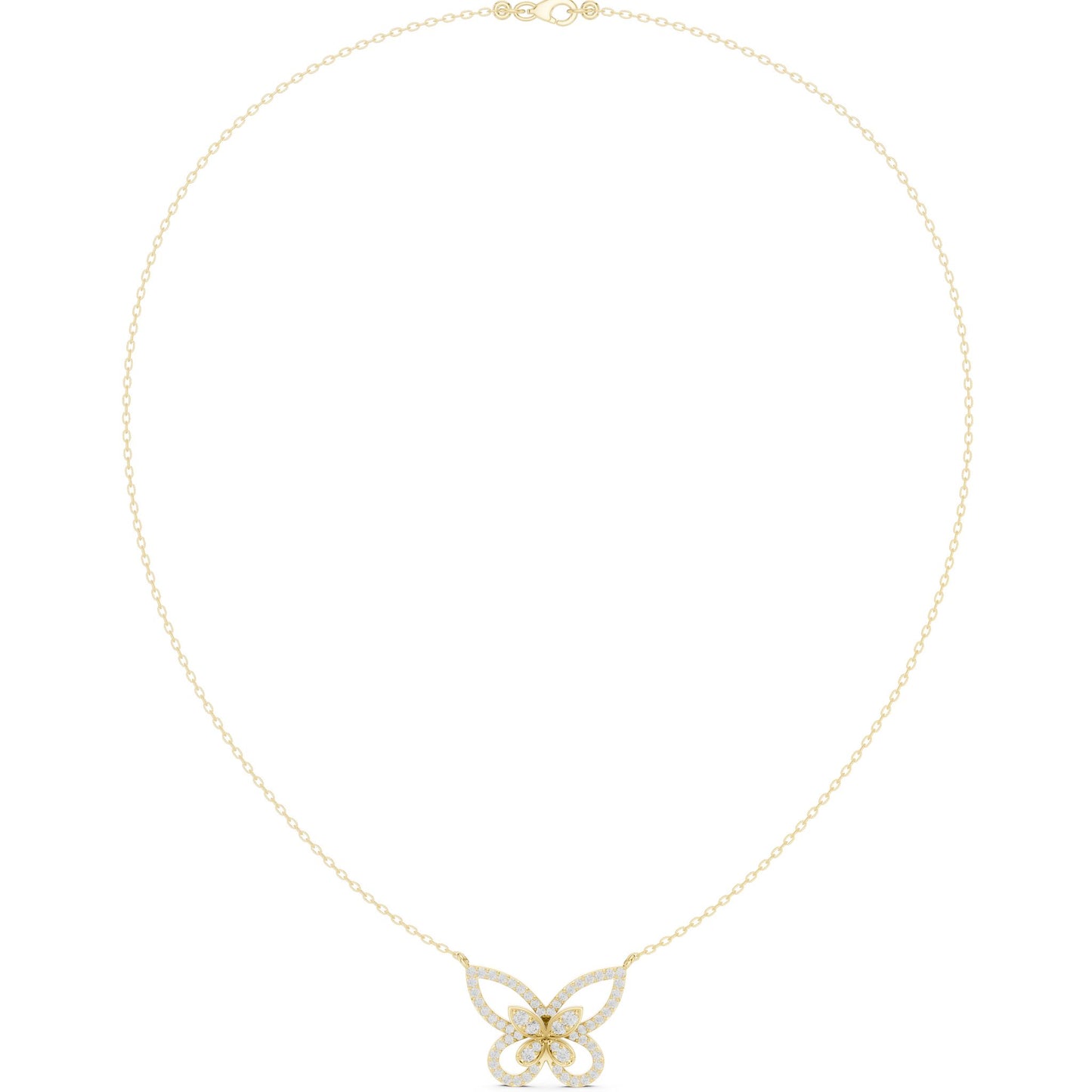 Round Lab Grown Diamond Pendant