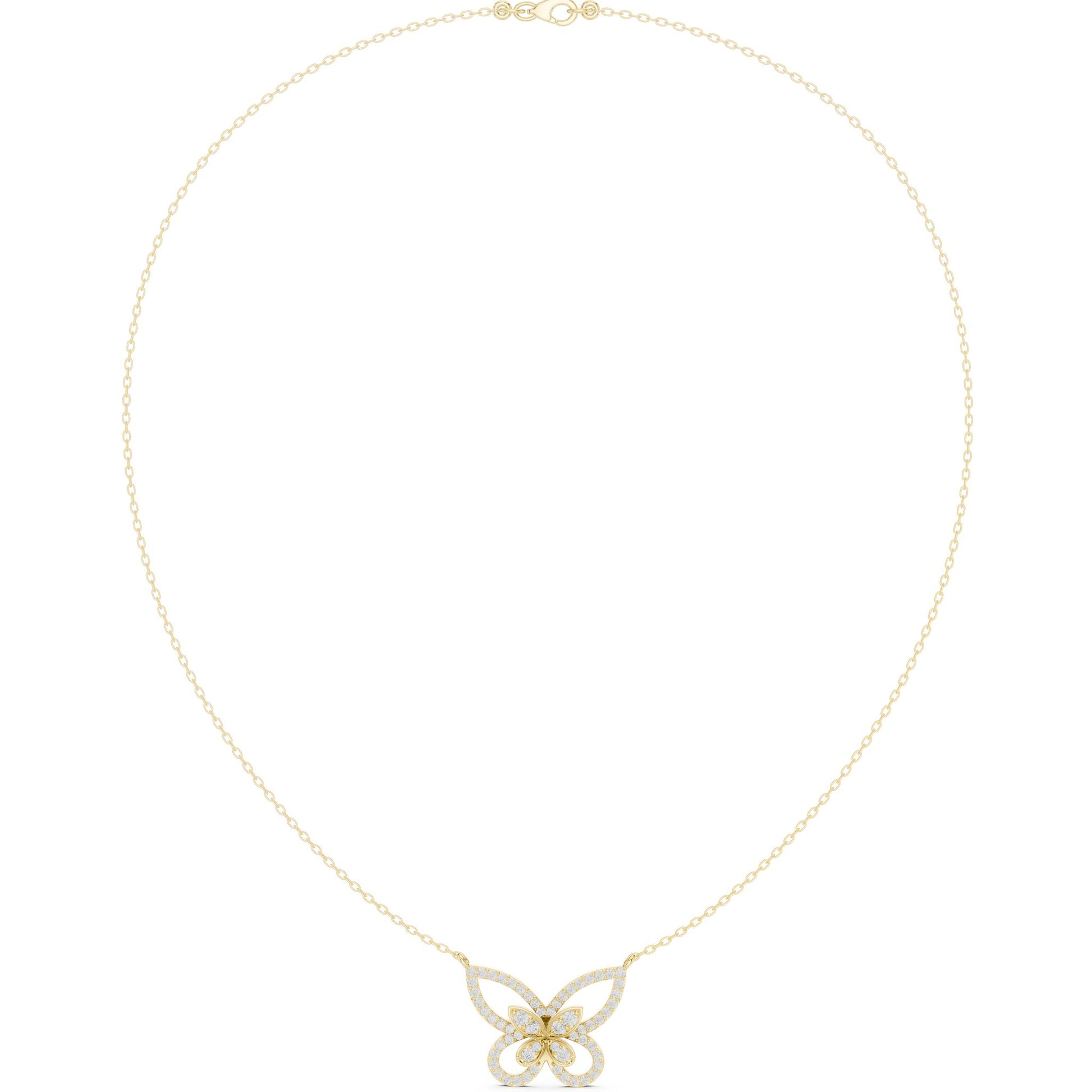 Round Lab Grown Diamond Pendant