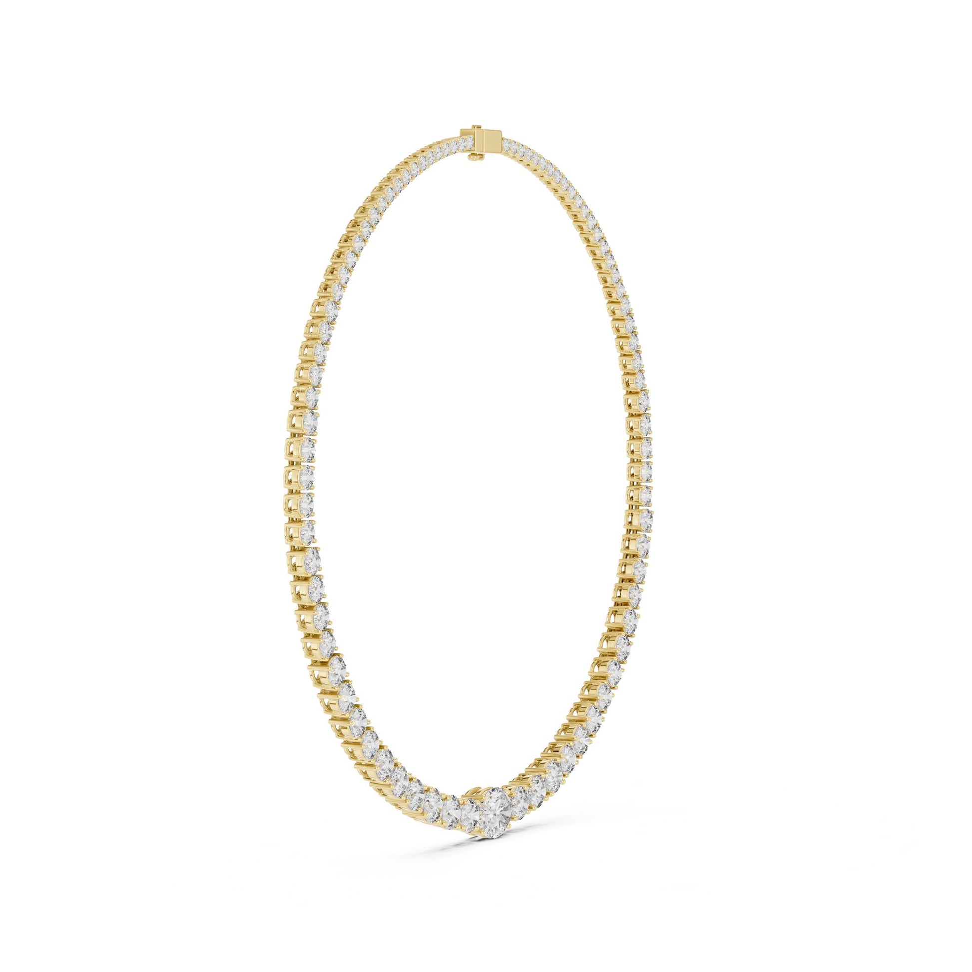 Round Lab Grown Diamond Pendant
