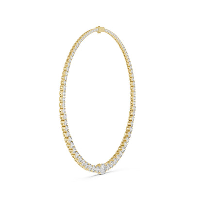 Round Lab Grown Diamond Pendant