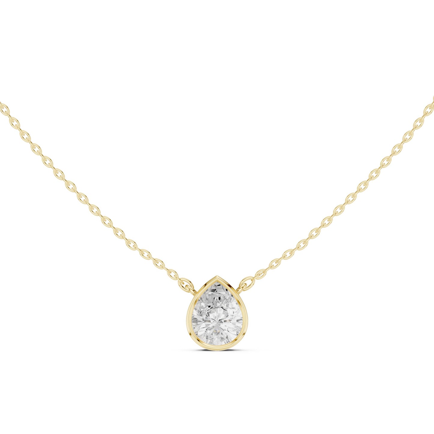Round Lab Grown Diamond Pendant