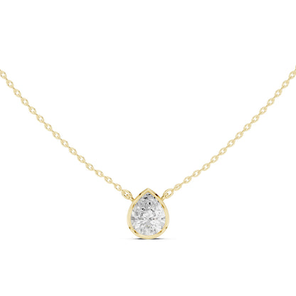 Round Lab Grown Diamond Pendant