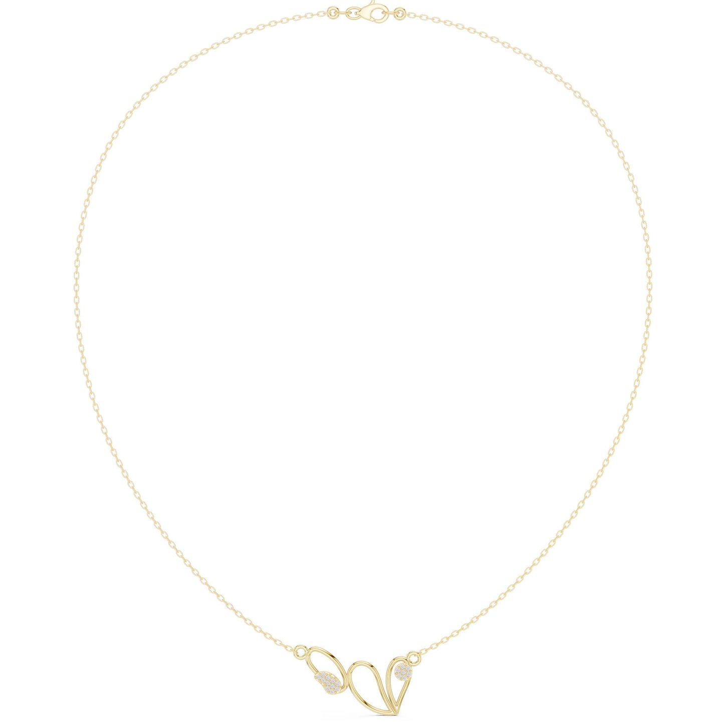 Round Lab Grown Diamond Pendant