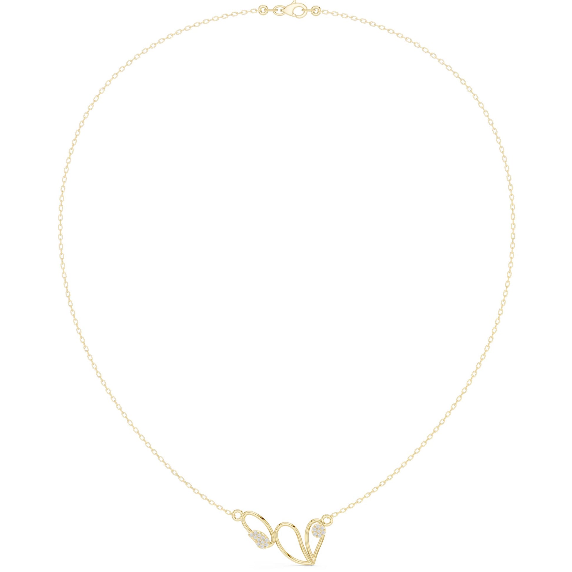 Round Lab Grown Diamond Pendant