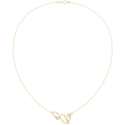 Round Lab Grown Diamond Pendant