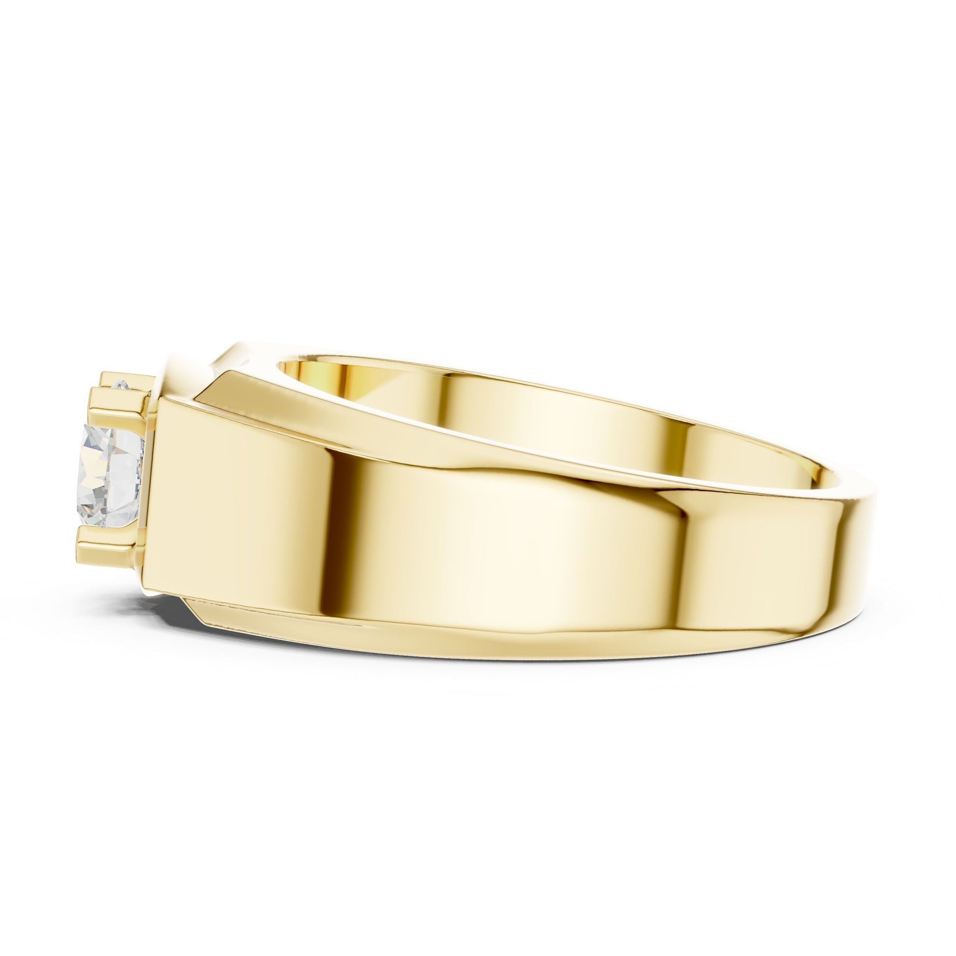 Men's Round Lab Grown Diamond Ring