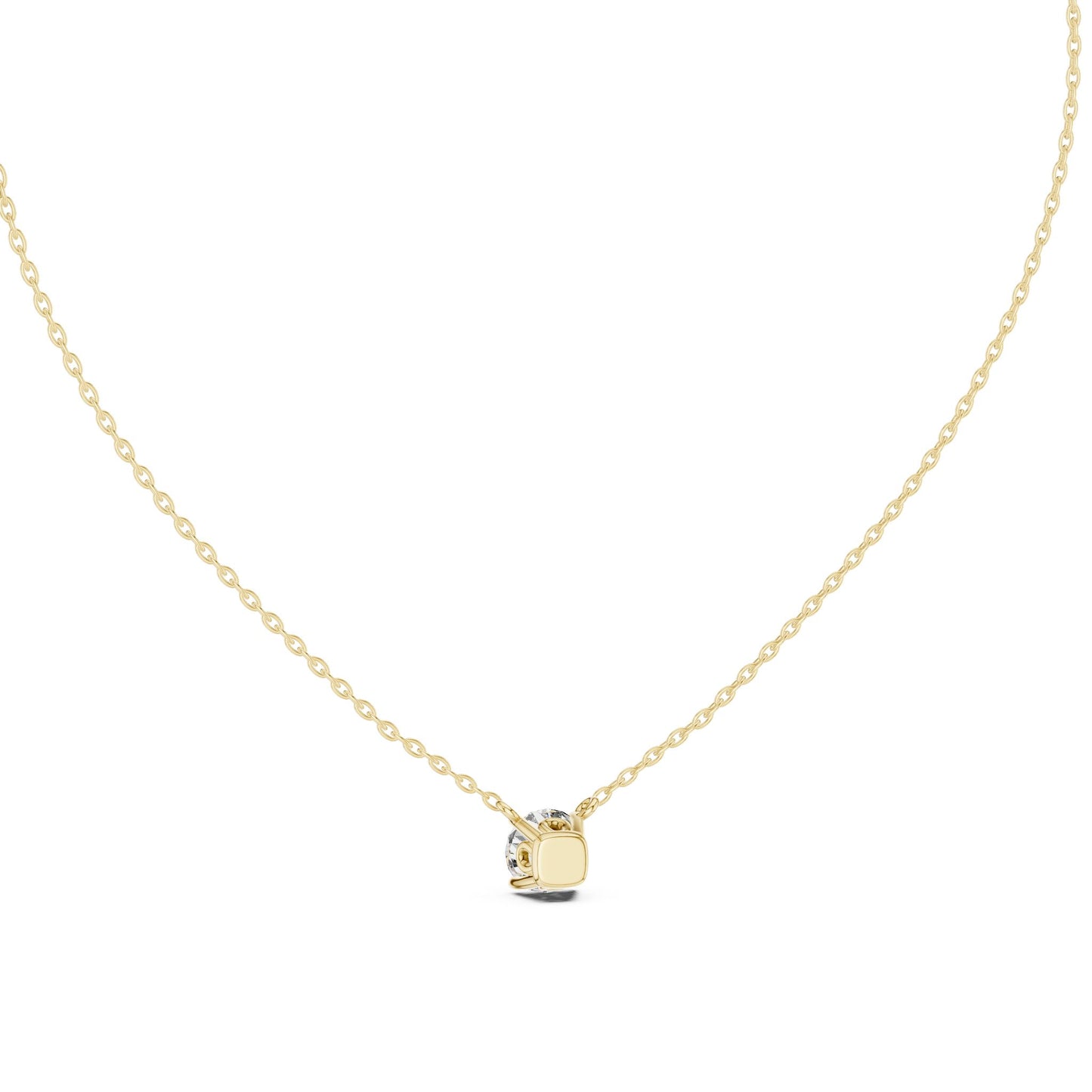 Round Lab Grown Diamond Pendant