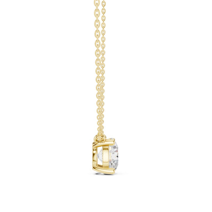 Round Lab Grown Diamond Pendant