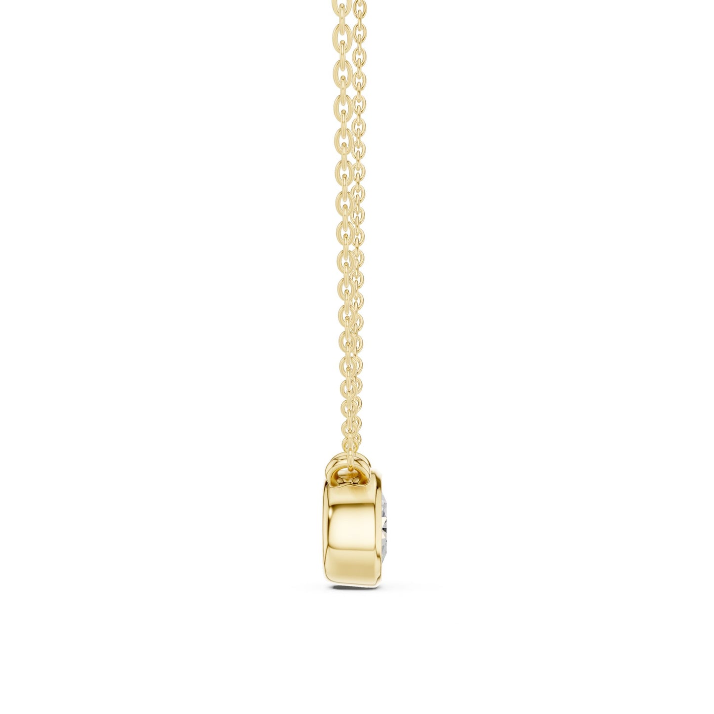 Round Lab Grown Diamond Pendant