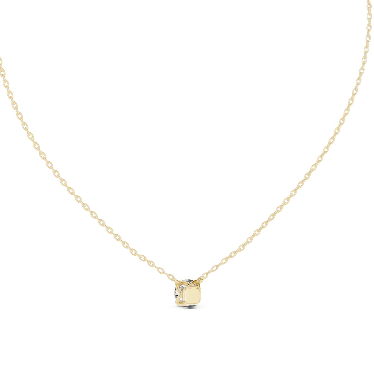 Round Lab Grown Diamond Pendant