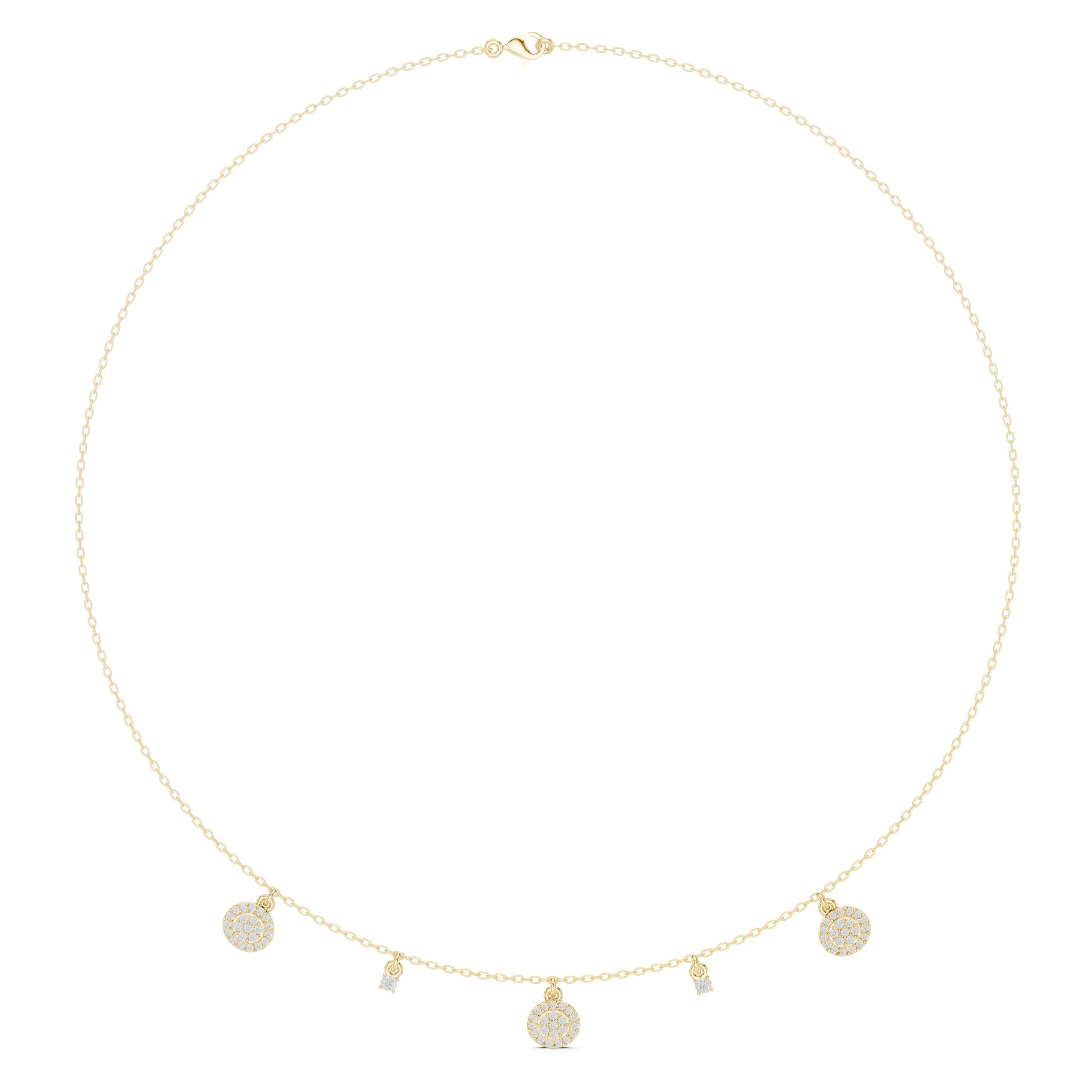 Round Lab Grown Diamond Pendant