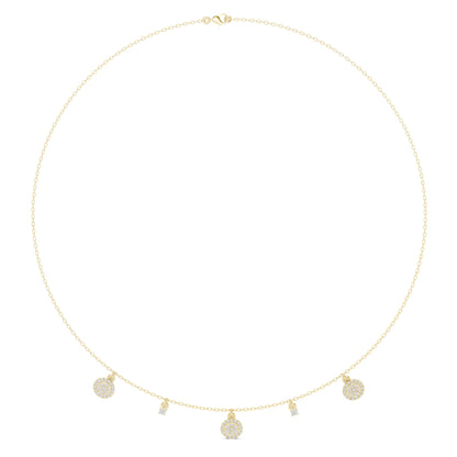 Round Lab Grown Diamond Pendant