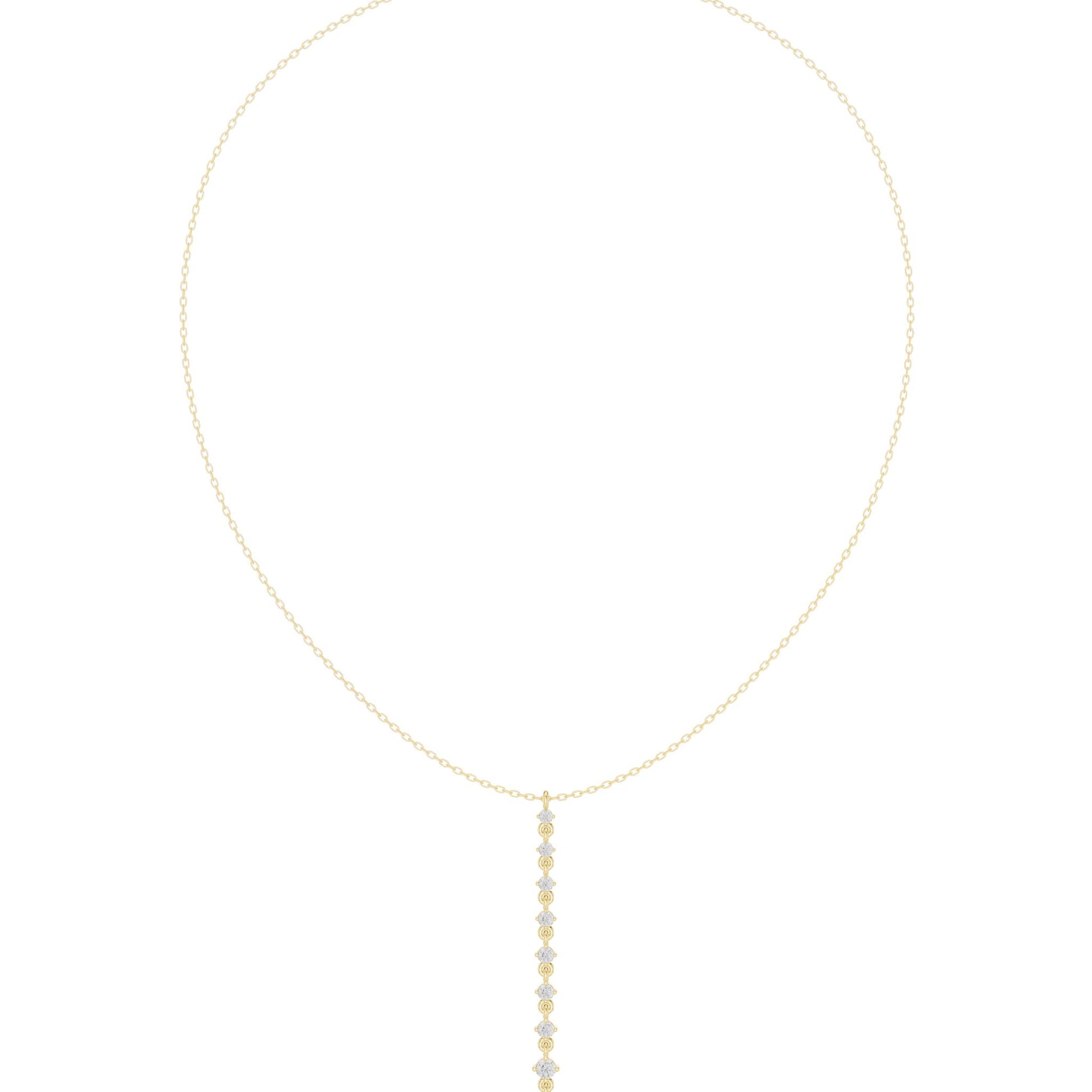 Round Lab Grown Diamond Pendant