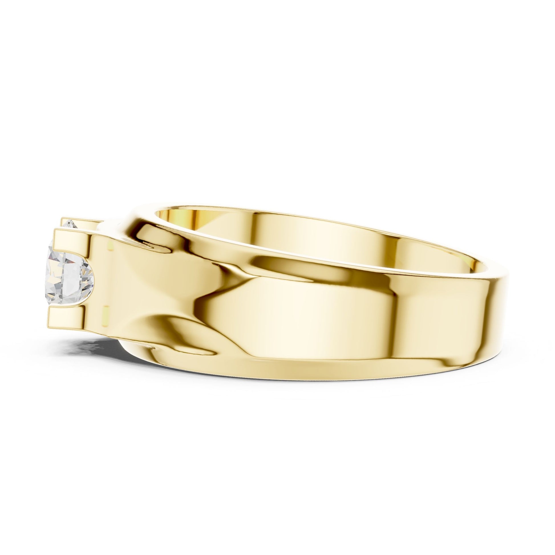 Men's Round Lab Grown Diamond Ring