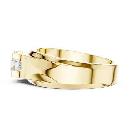 Men's Round Lab Grown Diamond Ring