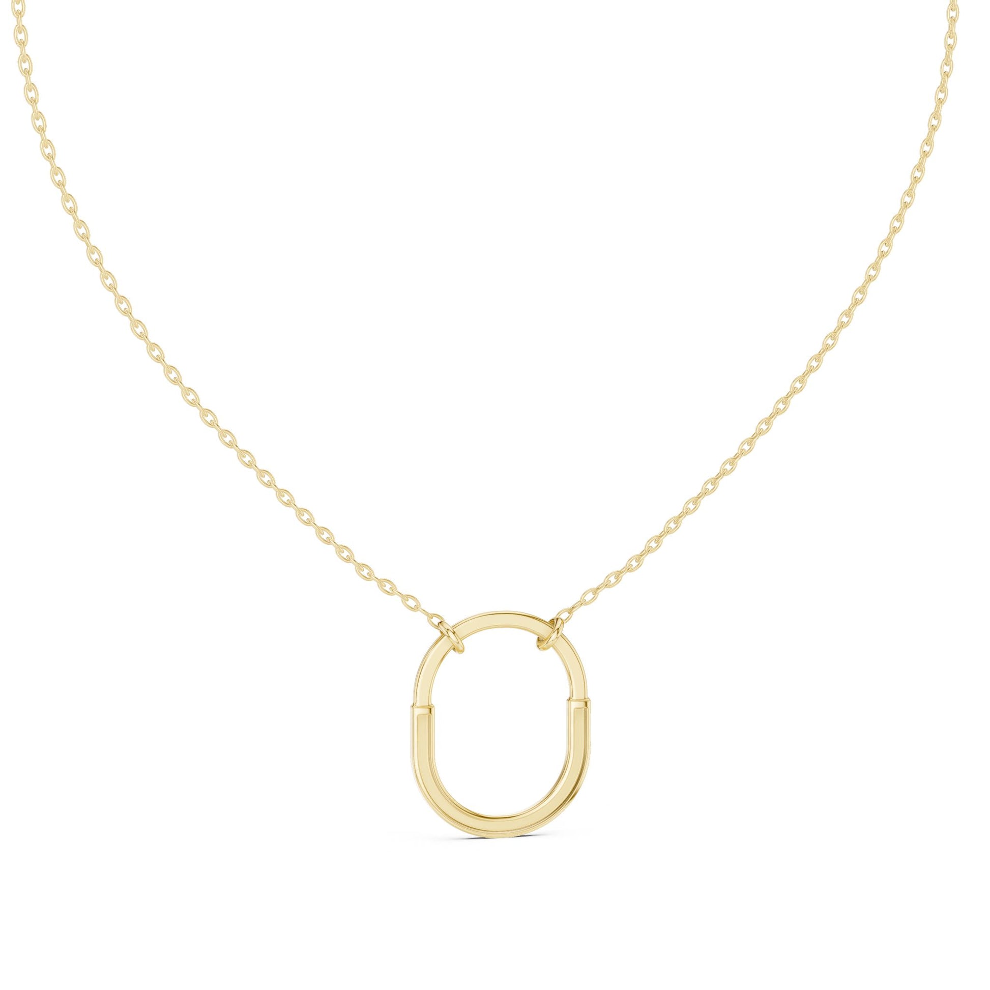 Round Lab Grown Diamond Pendant