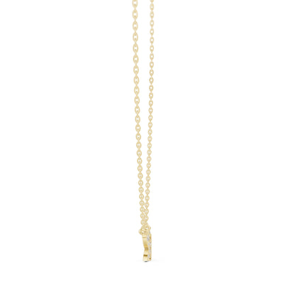 Round Lab Grown Diamond Pendant