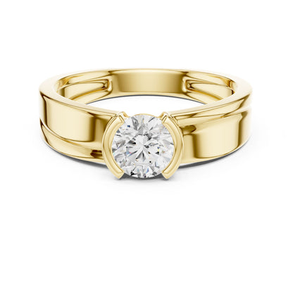 Men's Round Lab Grown Diamond Ring