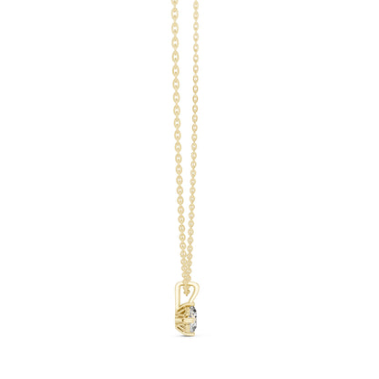 Round Lab Grown Diamond Pendant