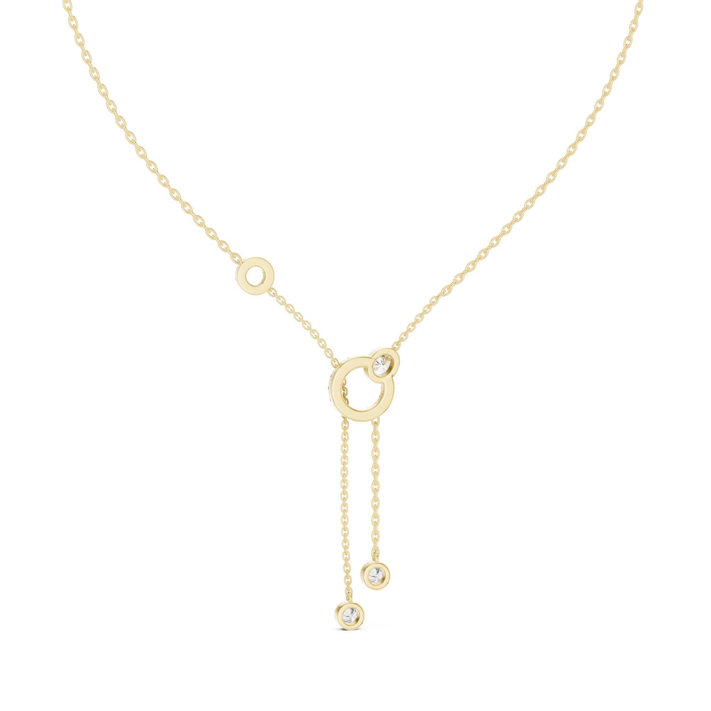 Round Lab Grown Diamond Pendant