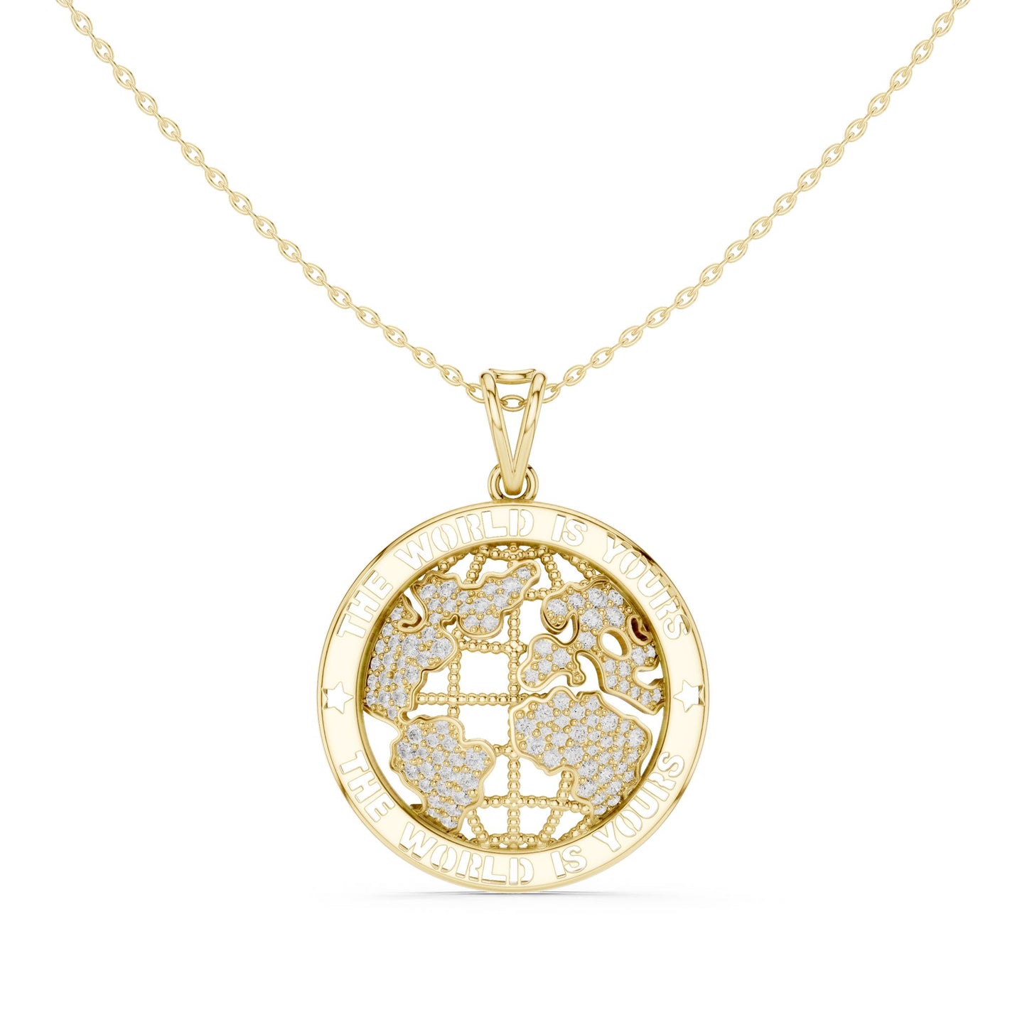 Round Lab Grown Diamond Pendant