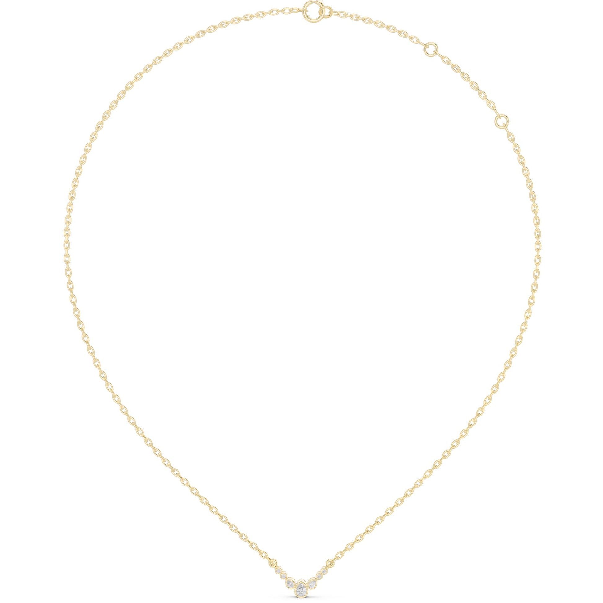 Round Lab Grown Diamond Pendant