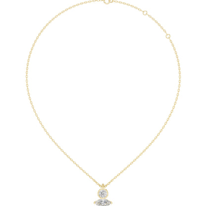 Round Lab Grown Diamond Pendant