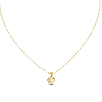 Round Lab Grown Diamond Pendant