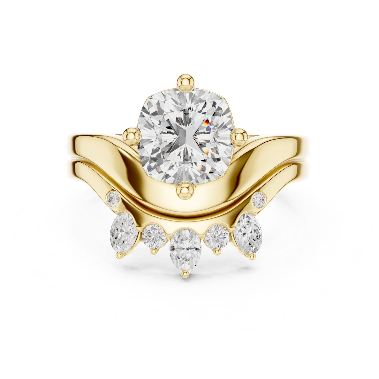Round Lab Grown Diamond Solitaire Engagement Ring