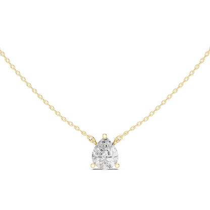 Round Lab Grown Diamond Pendant