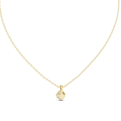 Round Lab Grown Diamond Pendant