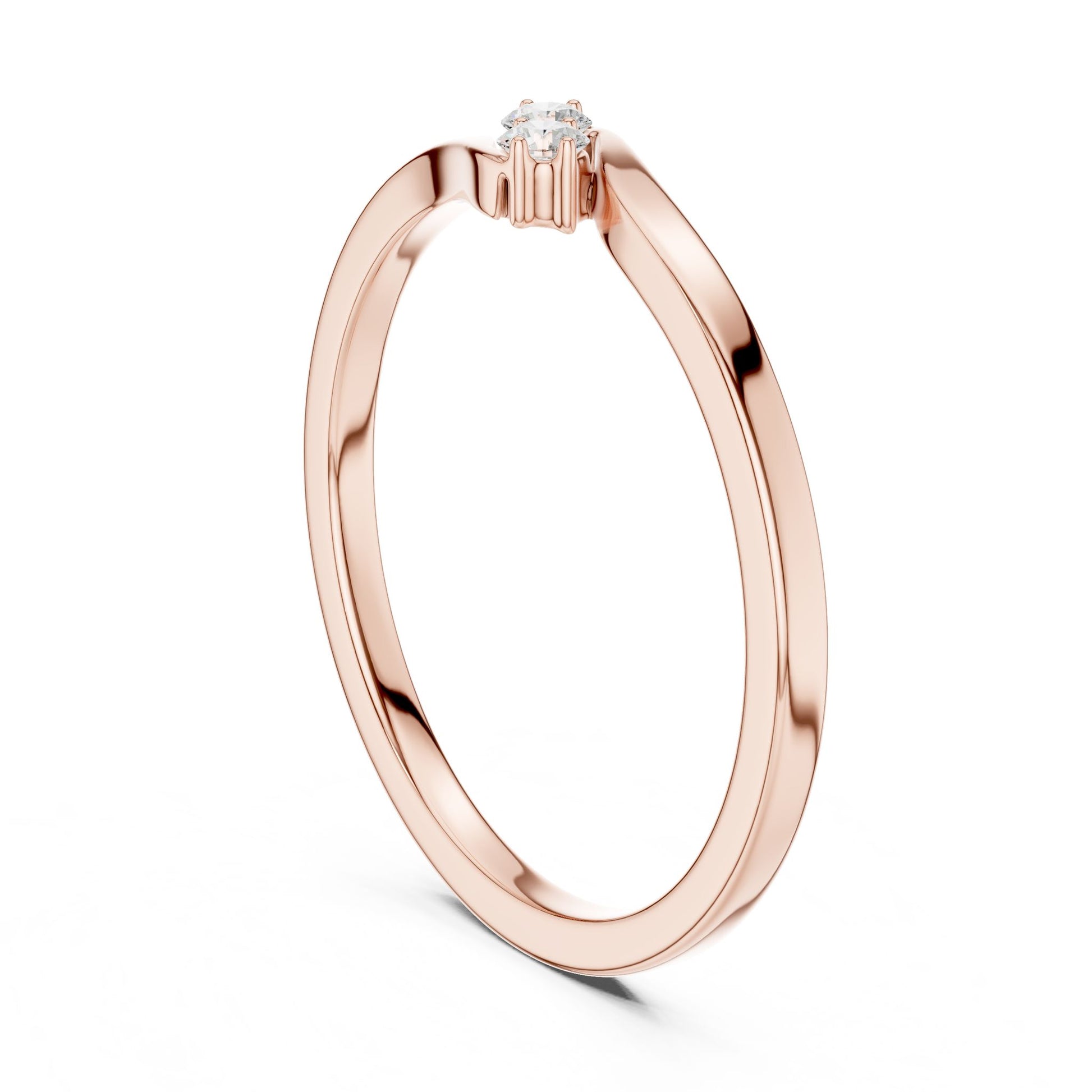 Women's Round Lab Grown Diamond Ring
