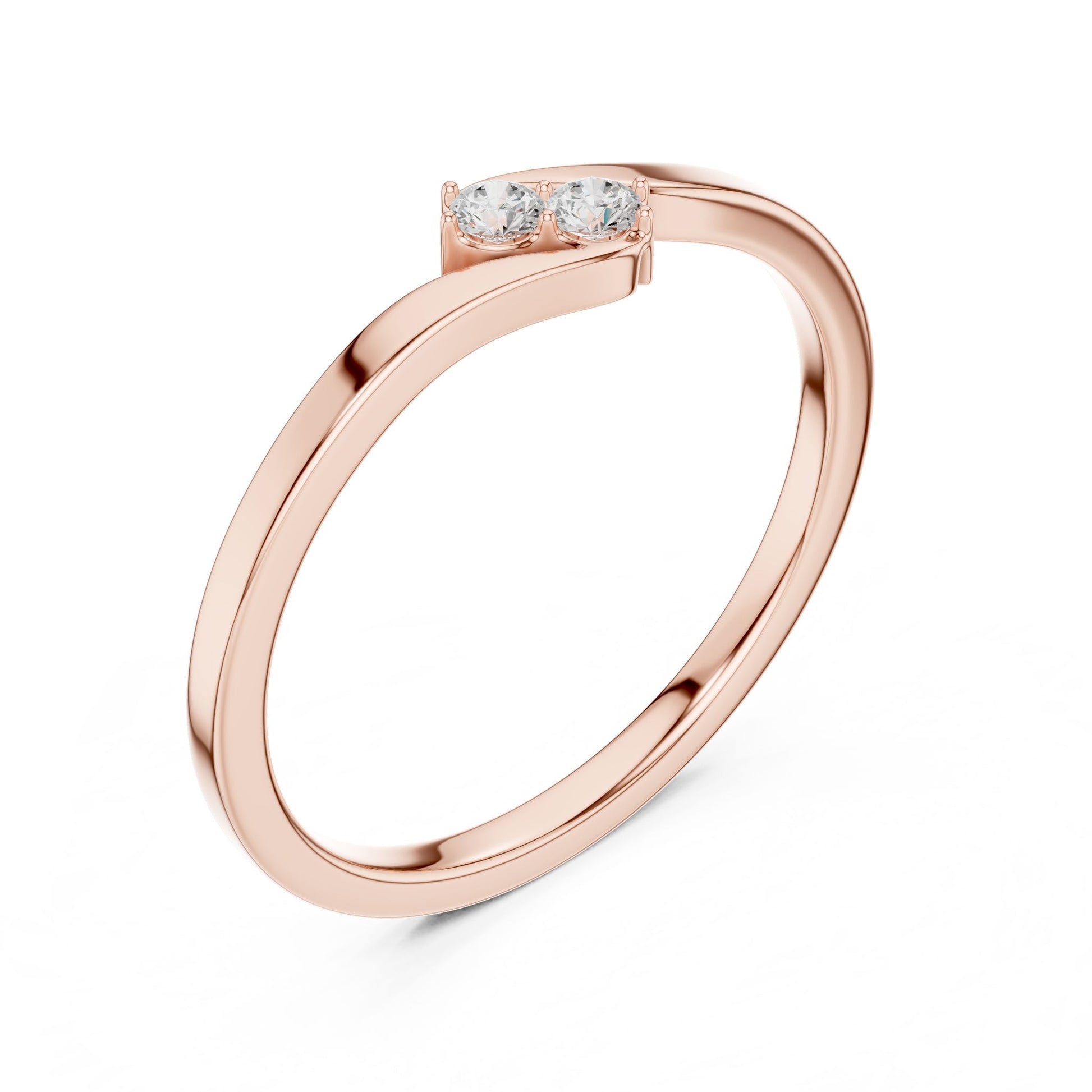 Women's Round Lab Grown Diamond Ring