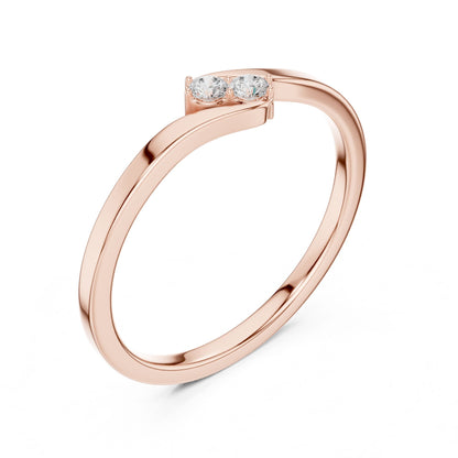 Women's Round Lab Grown Diamond Ring