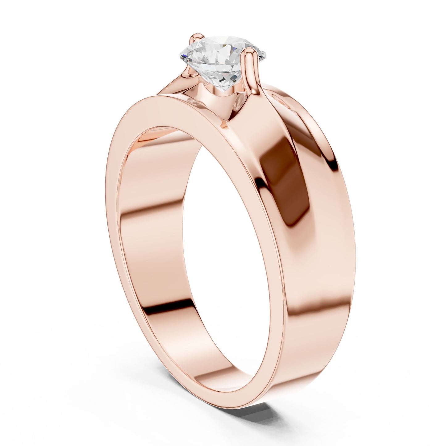 Men's Round Lab Grown Diamond Ring