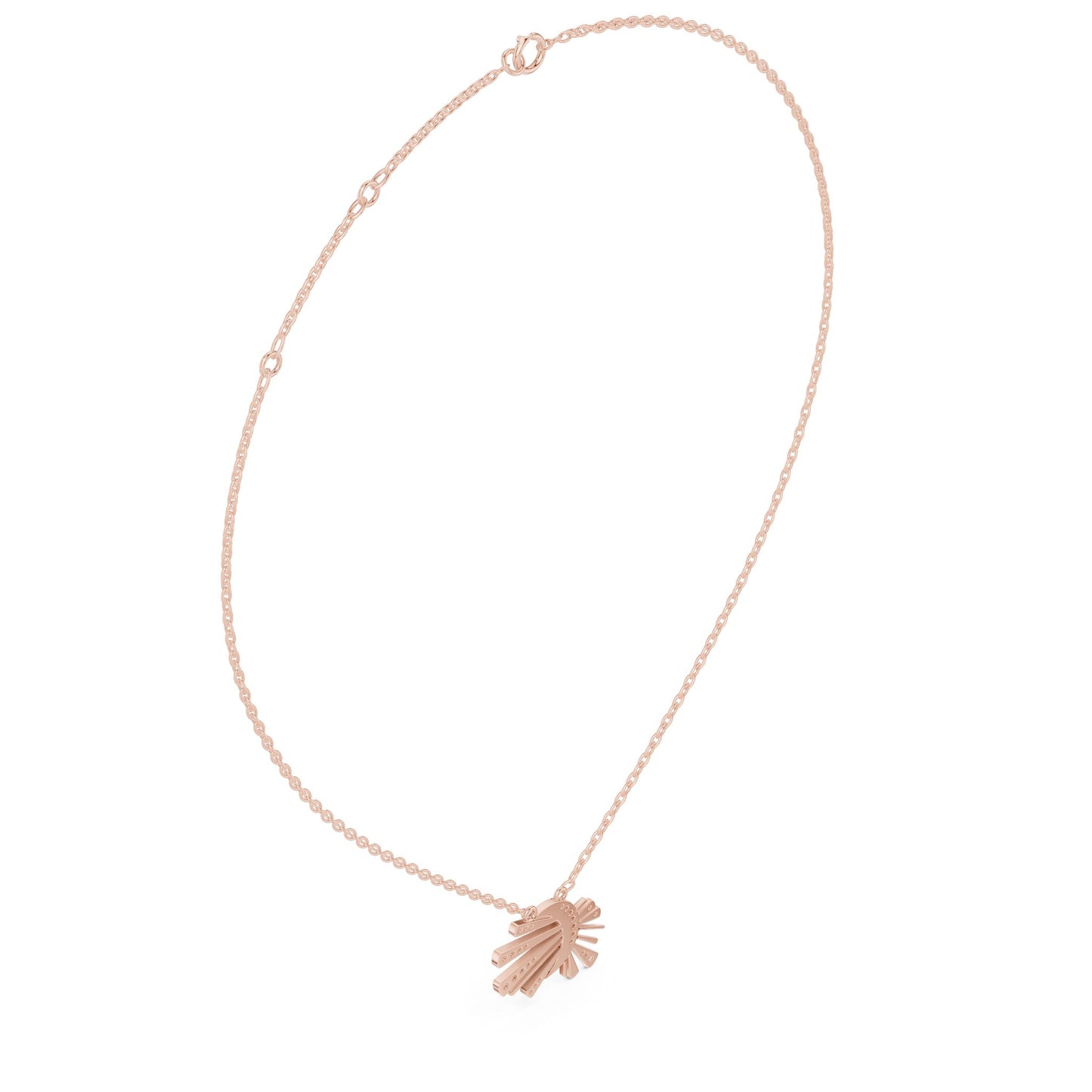 Round Lab Grown Diamond Pendant
