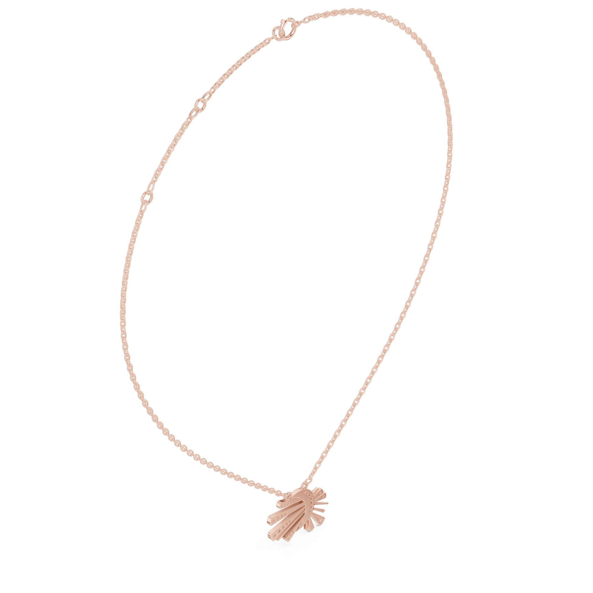 Round Lab Grown Diamond Pendant