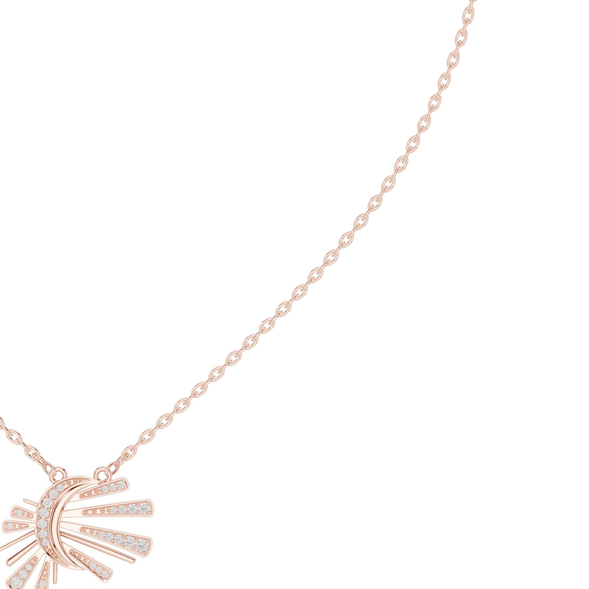 Round Lab Grown Diamond Pendant
