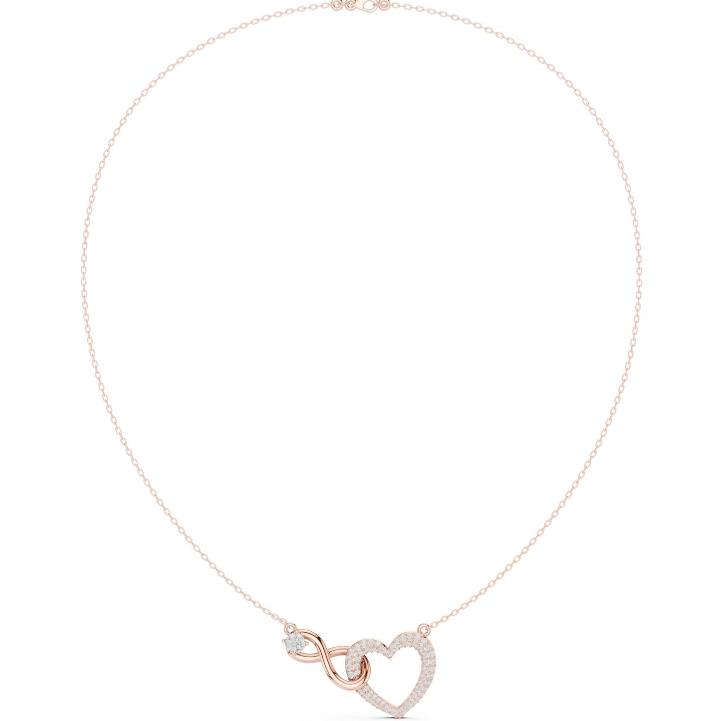 Round Lab Grown Diamond Pendant