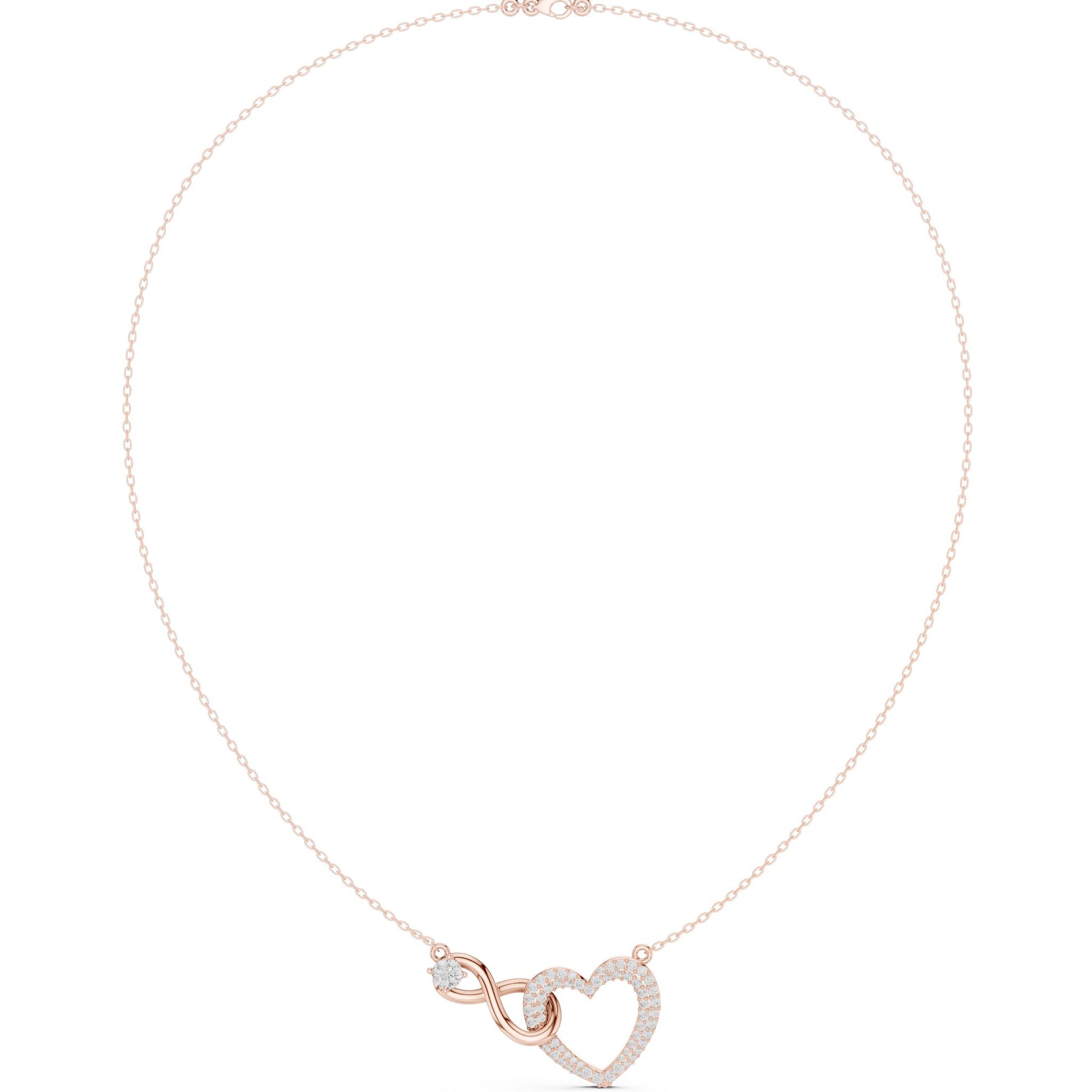 Round Lab Grown Diamond Pendant