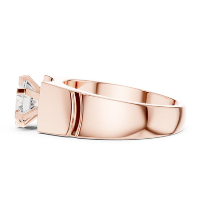 Men's Round Lab Grown Diamond Ring