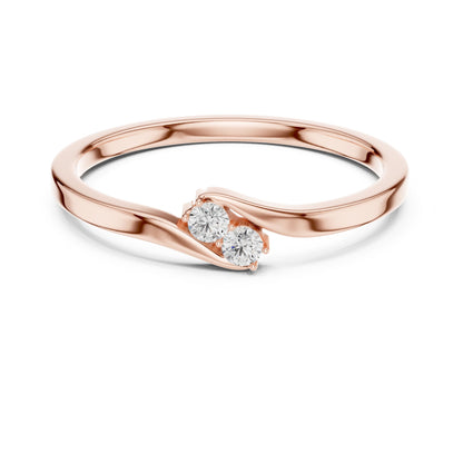 Women's Round Lab Grown Diamond Ring