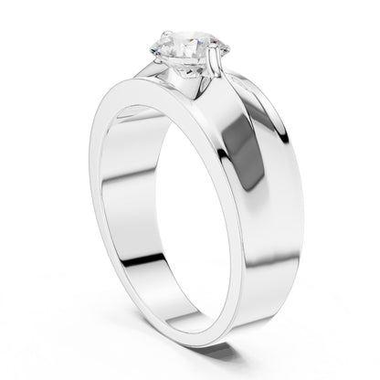 Men's Round Lab Grown Diamond Ring