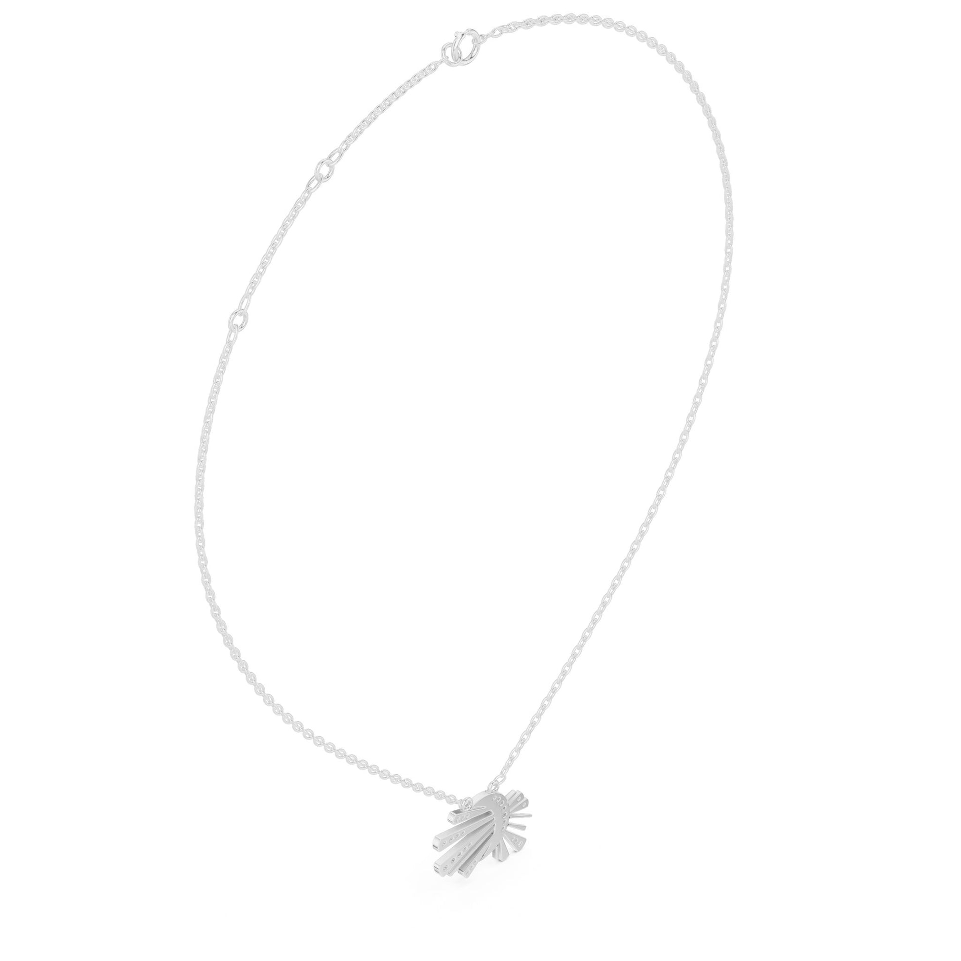 Round Lab Grown Diamond Pendant