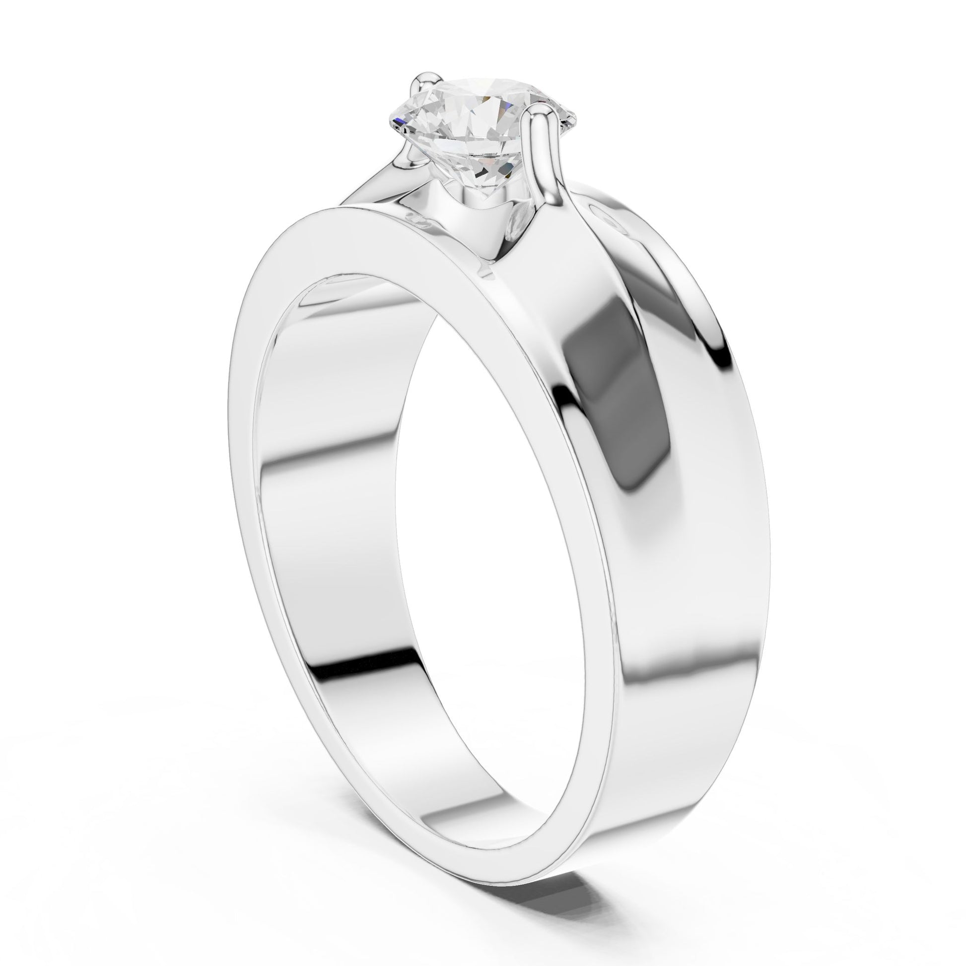 Men's Round Lab Grown Diamond Ring